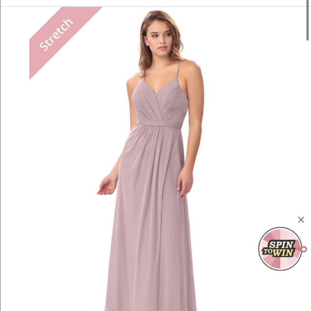 Azazie Luxy bridesmaid dress in vintage mauve